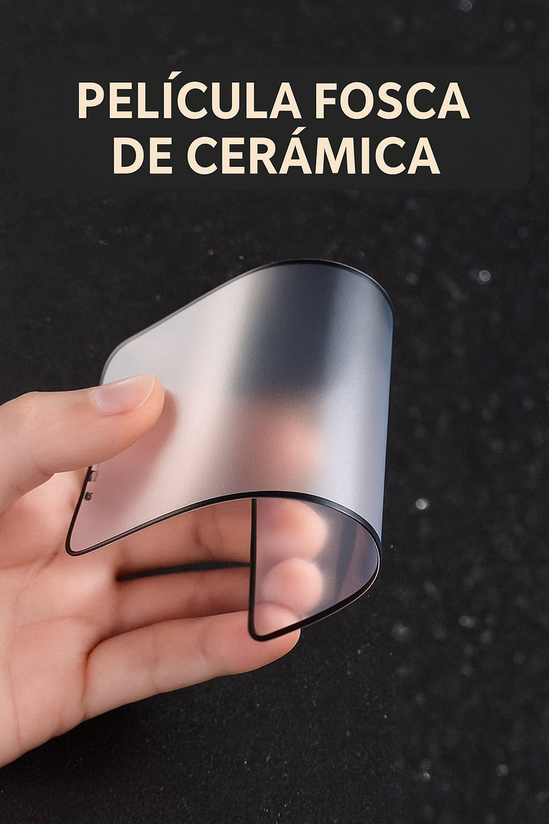 Kit de 5 Películas de Cerâmica Fosca para iPhone