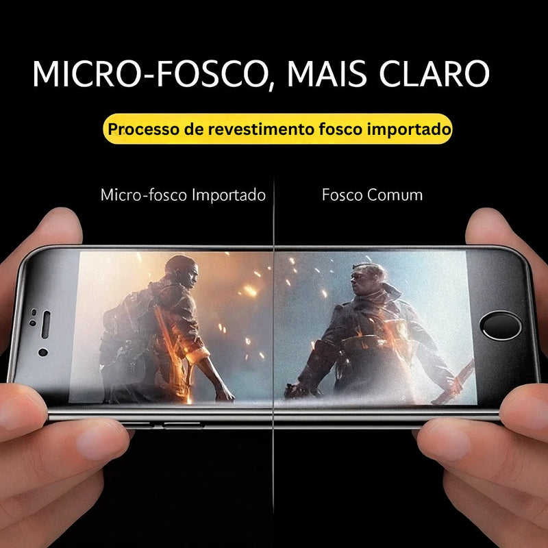 Kit de 5 Películas de Cerâmica Fosca para iPhone