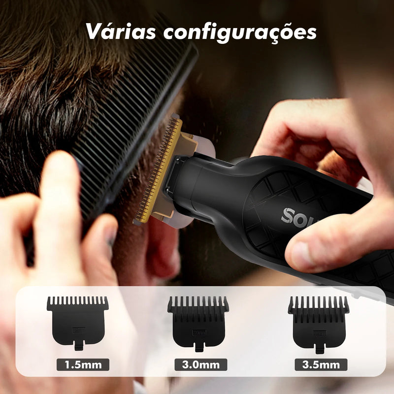 SOLIMPIA Hair Trimmer Máquina de Cortar Cabelo Profissional à Prova d’Água