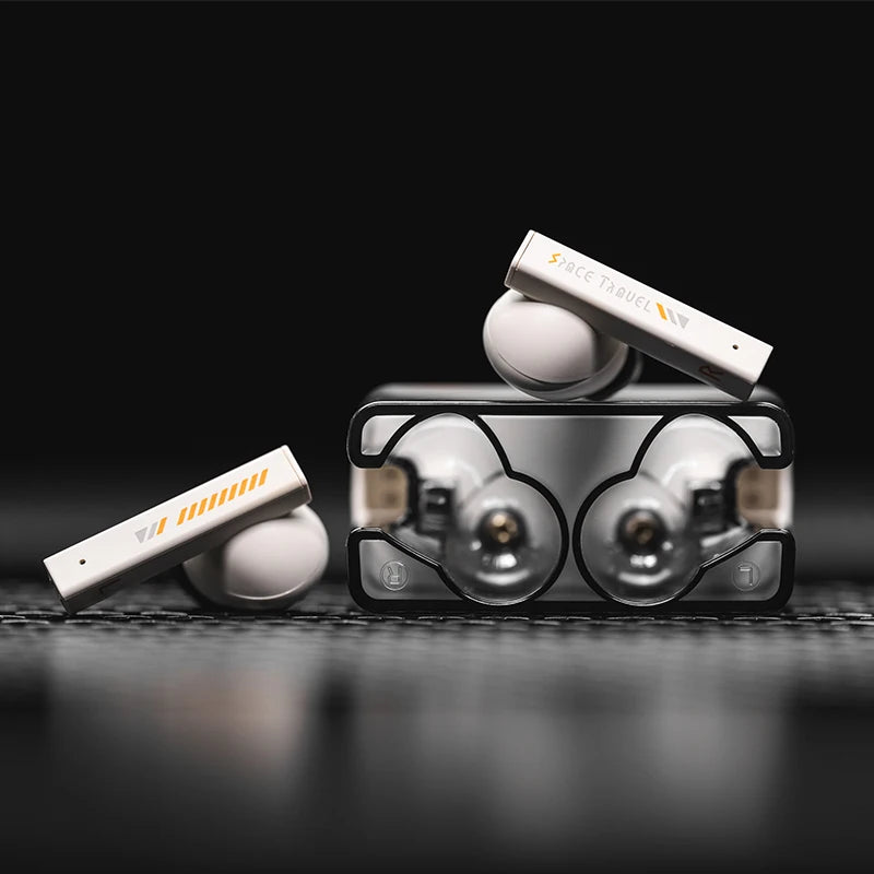 MOONDROP Space Travel Fone de ouvido TWS Bluetooth 5.3 Cancelamento de Ruído True Wireless Stereo IEMs