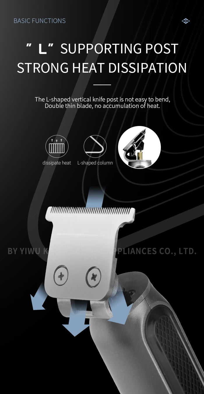 Aparador de Cabelo Profissional Kemei KM-1757