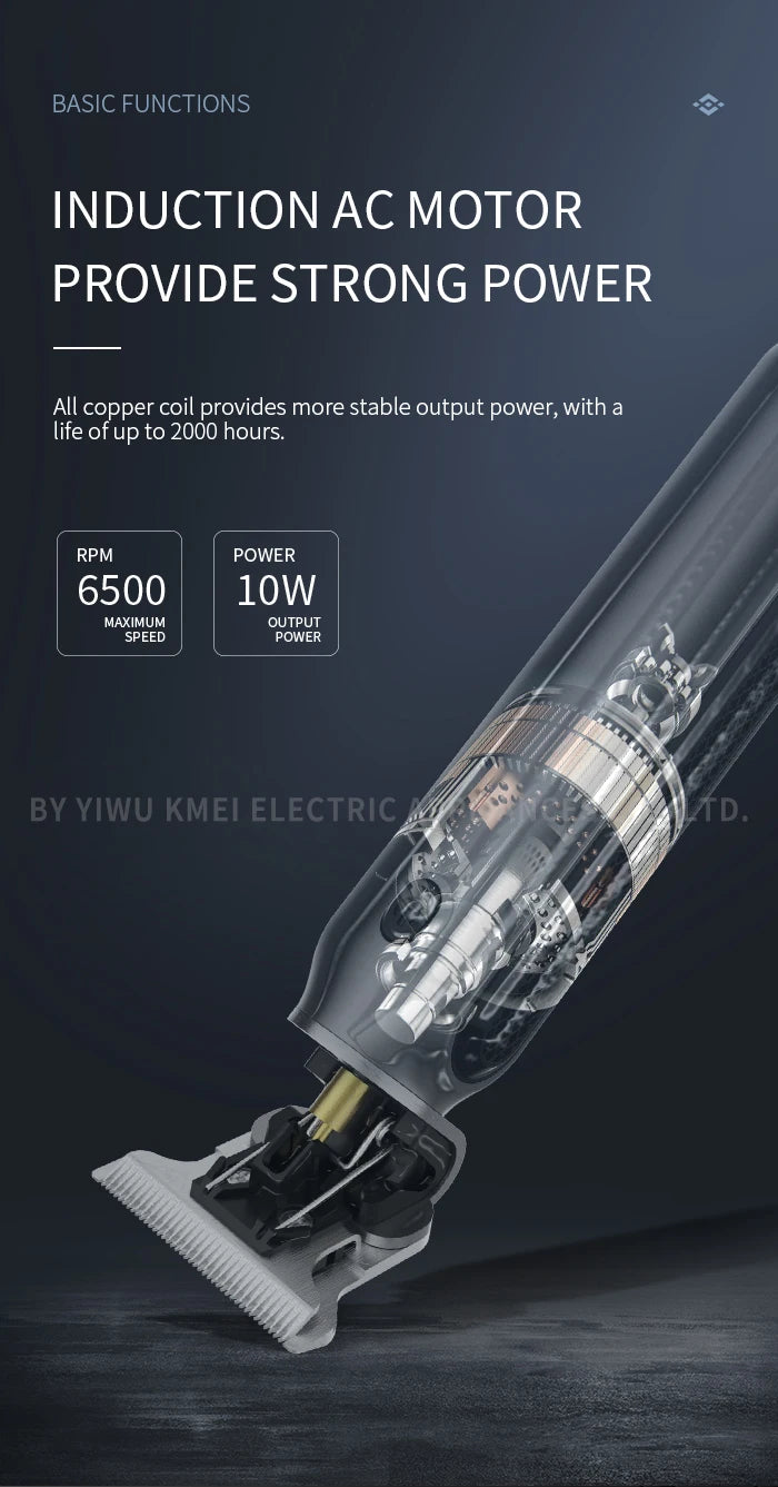 Aparador de Cabelo Profissional Kemei KM-1757