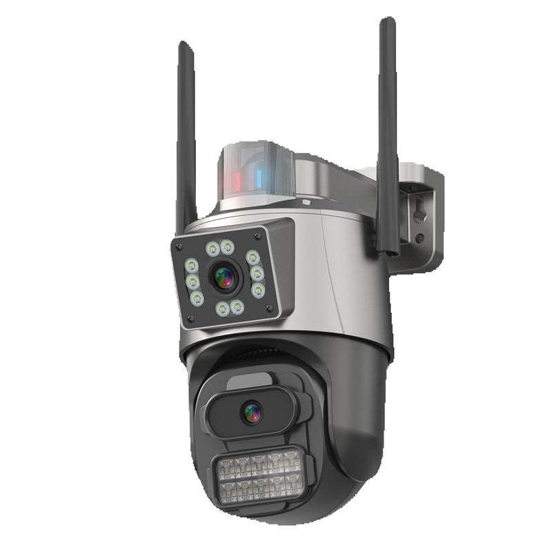 Câmeras de vigilância Wi-Fi ICSEE, câmera de segurança inteligente 360°, monitoramento 4K Ultra HD, proteção avançada, marca COIBEU