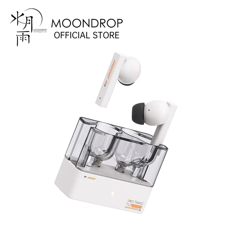MOONDROP Space Travel Fone de ouvido TWS Bluetooth 5.3 Cancelamento de Ruído True Wireless Stereo IEMs