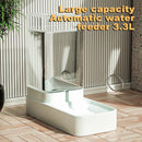 Dispensador de Ração e Água por Gravidade para Gatos e Cães