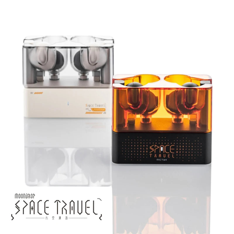 MOONDROP Space Travel Fone de ouvido TWS Bluetooth 5.3 Cancelamento de Ruído True Wireless Stereo IEMs