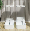 Dispensador de Ração e Água por Gravidade para Gatos e Cães