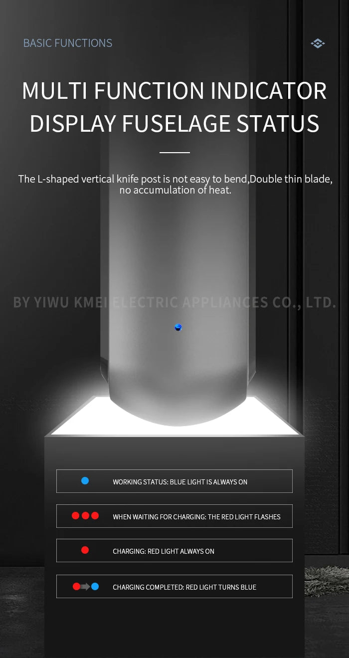 Aparador de Cabelo Profissional Kemei KM-1757