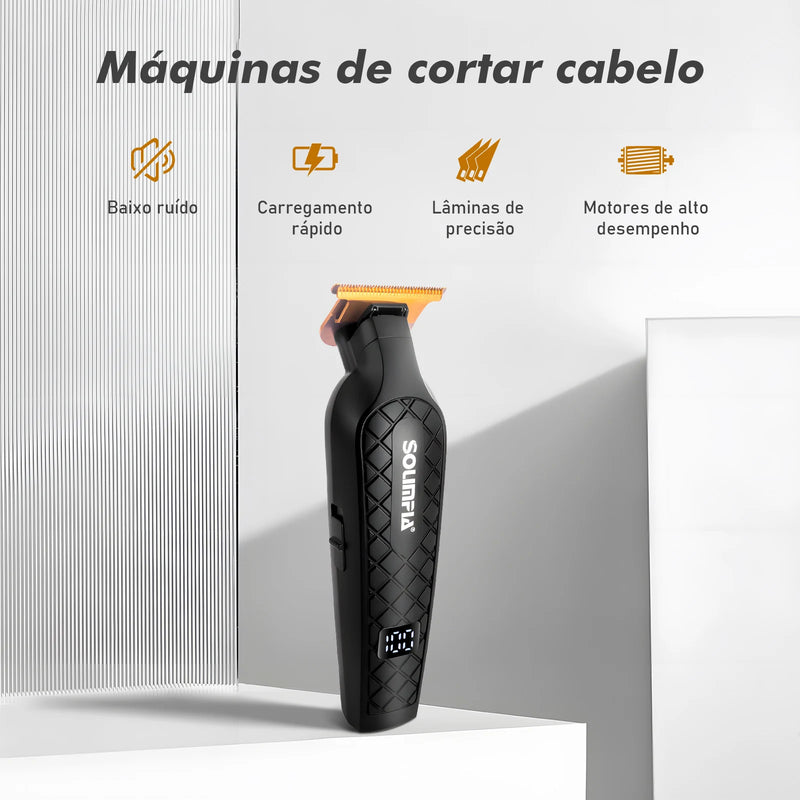 SOLIMPIA Hair Trimmer Máquina de Cortar Cabelo Profissional à Prova d’Água