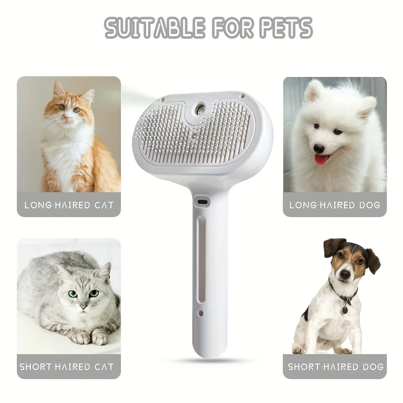 Pente Spray para Pets com Umidificador