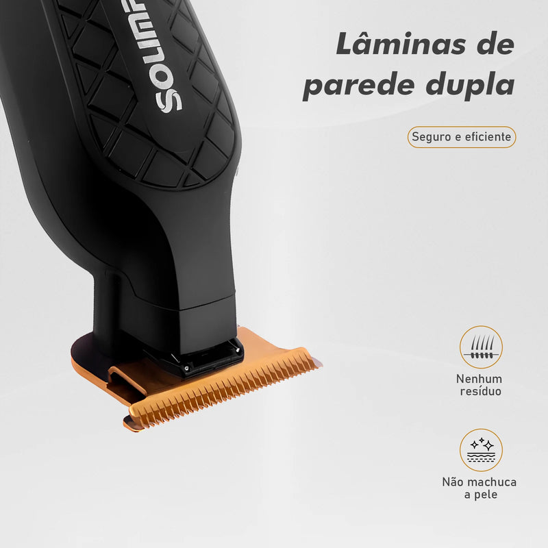 SOLIMPIA Hair Trimmer Máquina de Cortar Cabelo Profissional à Prova d’Água